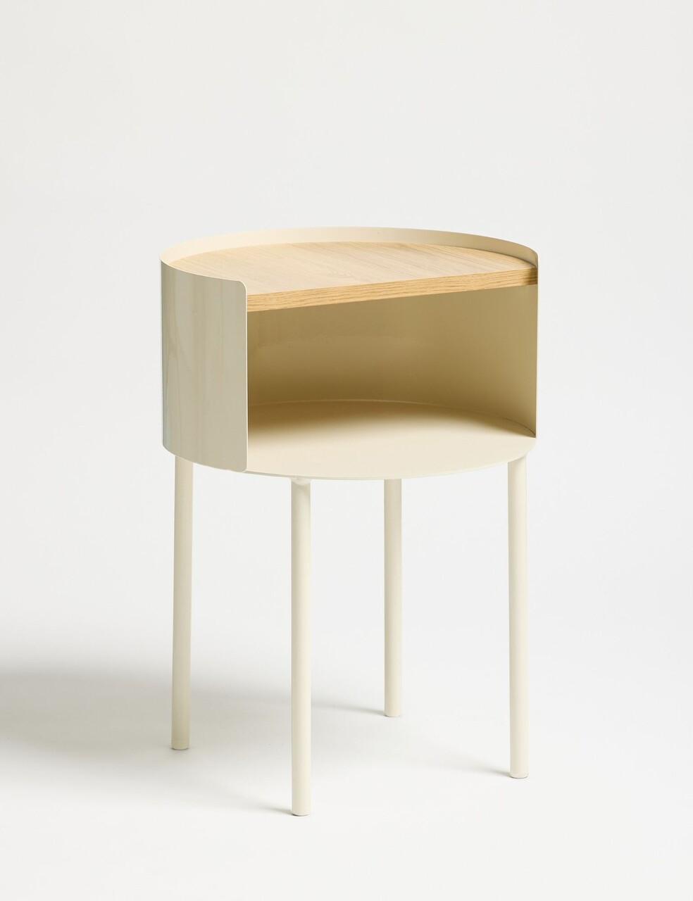 Masuta, Hanah Home, Espen, 40x56x40 cm, Crem - imagine 7